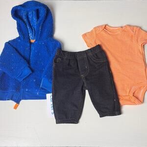 Carter’s Baby 3 Piece Matching Outfit  Sz 3M  NWT